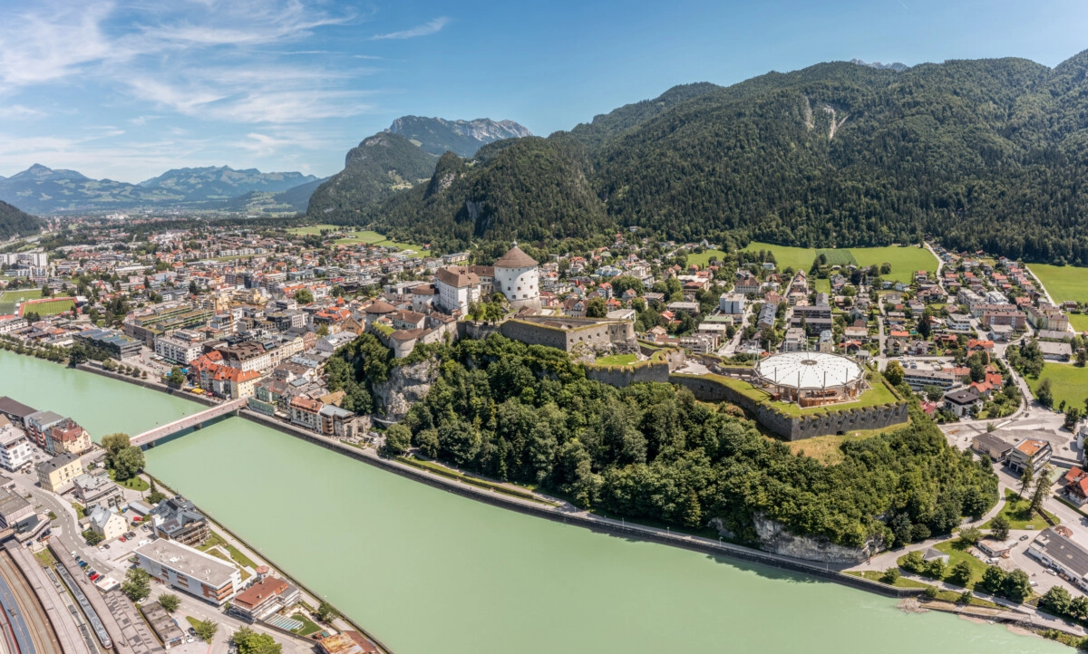 Die Festung Kufstein von Oben